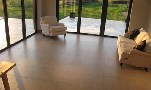 porcelain floor clean