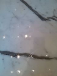 Marble cleaned