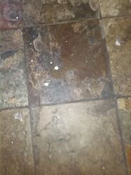 Slate Before clean and seal