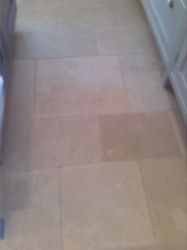 Limestone after restoration